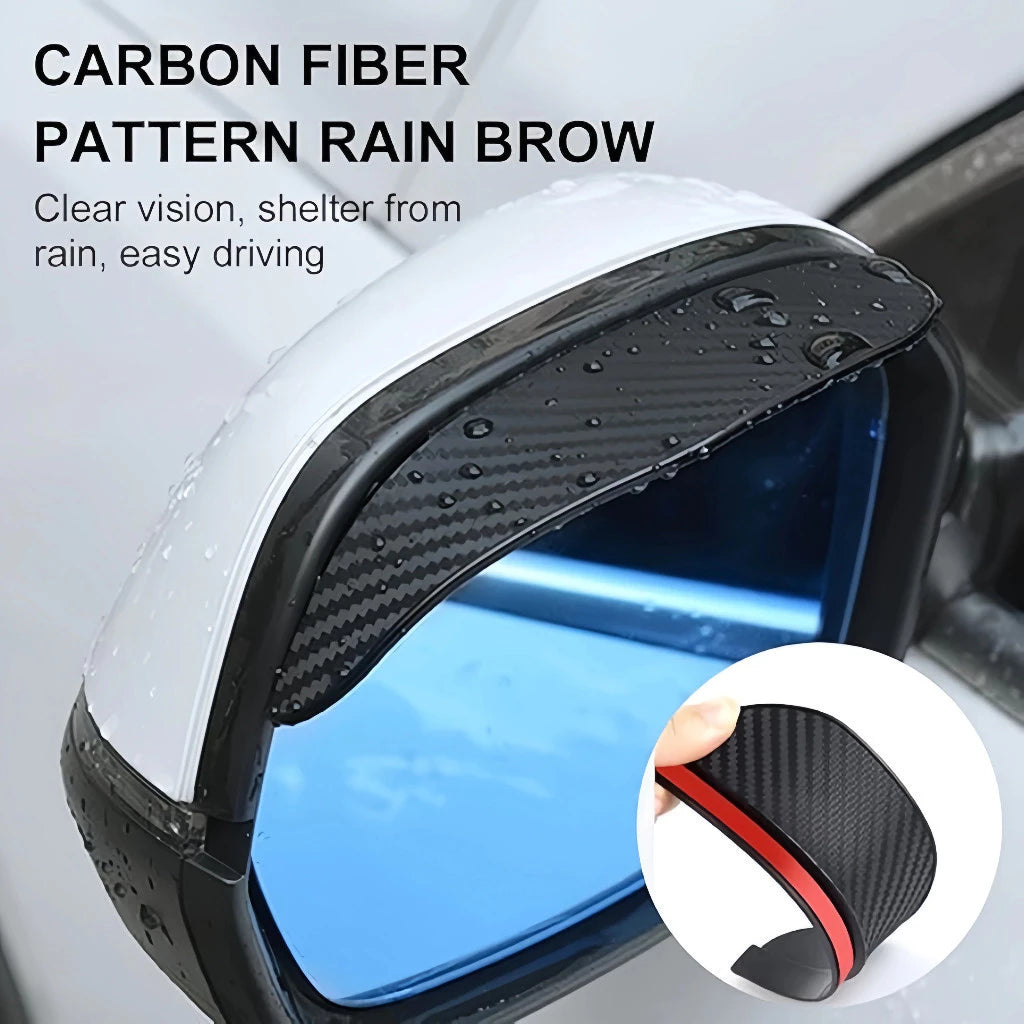 Car mirror waterproof stickers