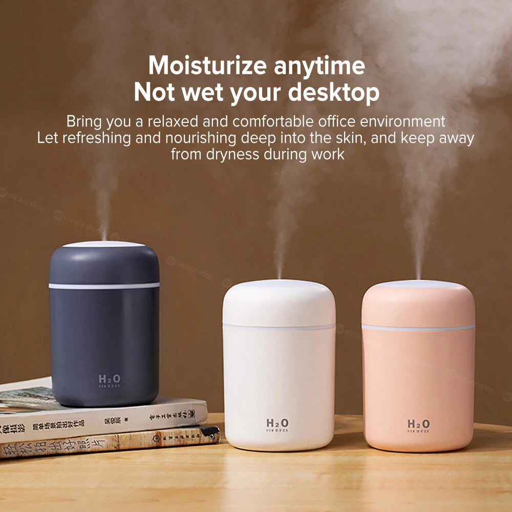 Portable Air Humidifier Mini Purifier With RGB Lights
