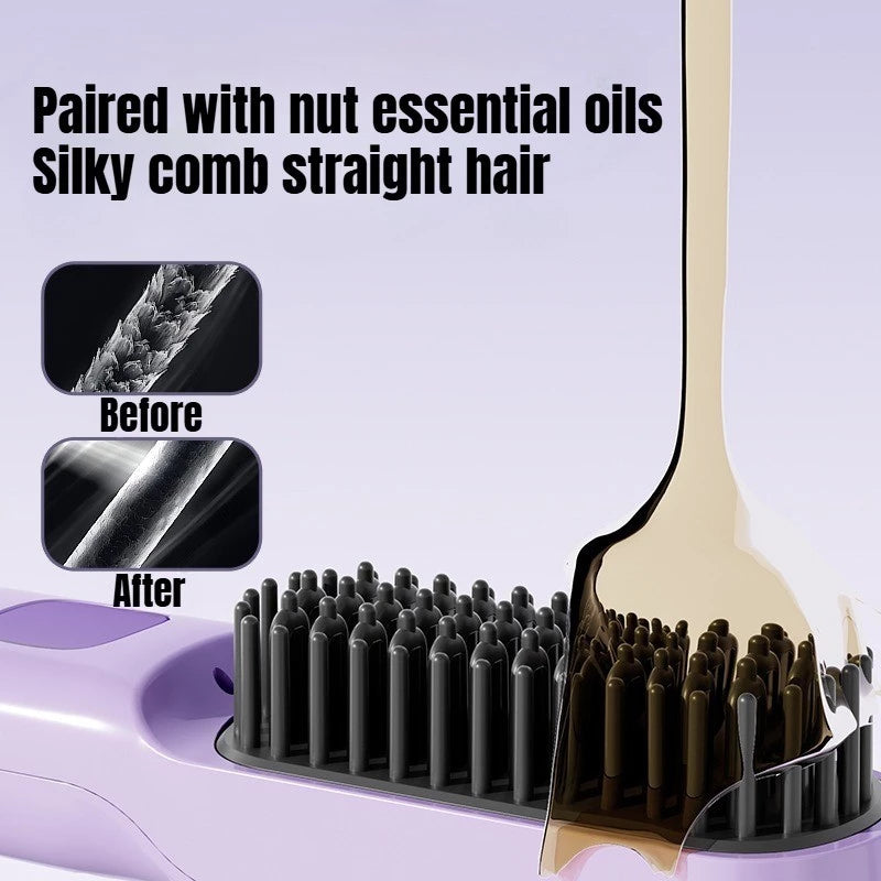 Portable Wireless Straightening Comb with USB Rechargeable