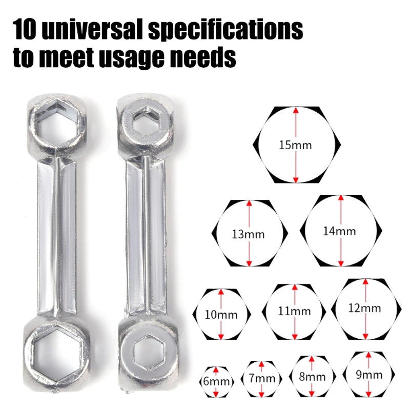 10 In 1 Bone Shape Wrench