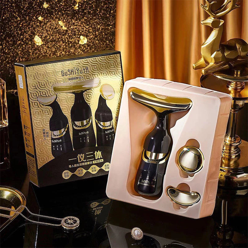 3 In 1 Facial Massager Induction Lifting and Tightening Massager Vibration