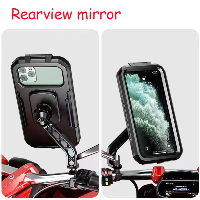 Adjustable Waterproof Motorcycle Bike Phone Holder