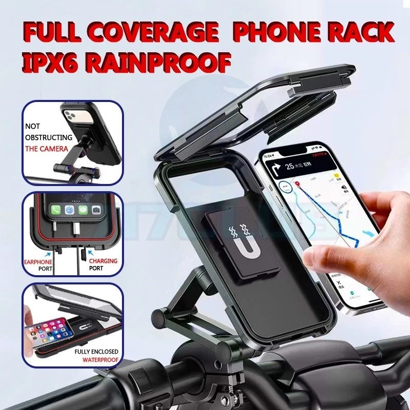 Adjustable Waterproof Motorcycle Bike Phone Holder