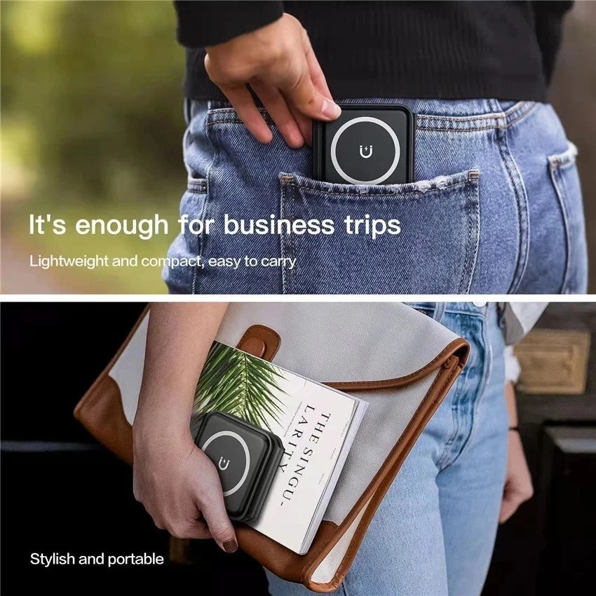 3-in-1 Fast Wireless Charger Magnetic Foldable Charging Station