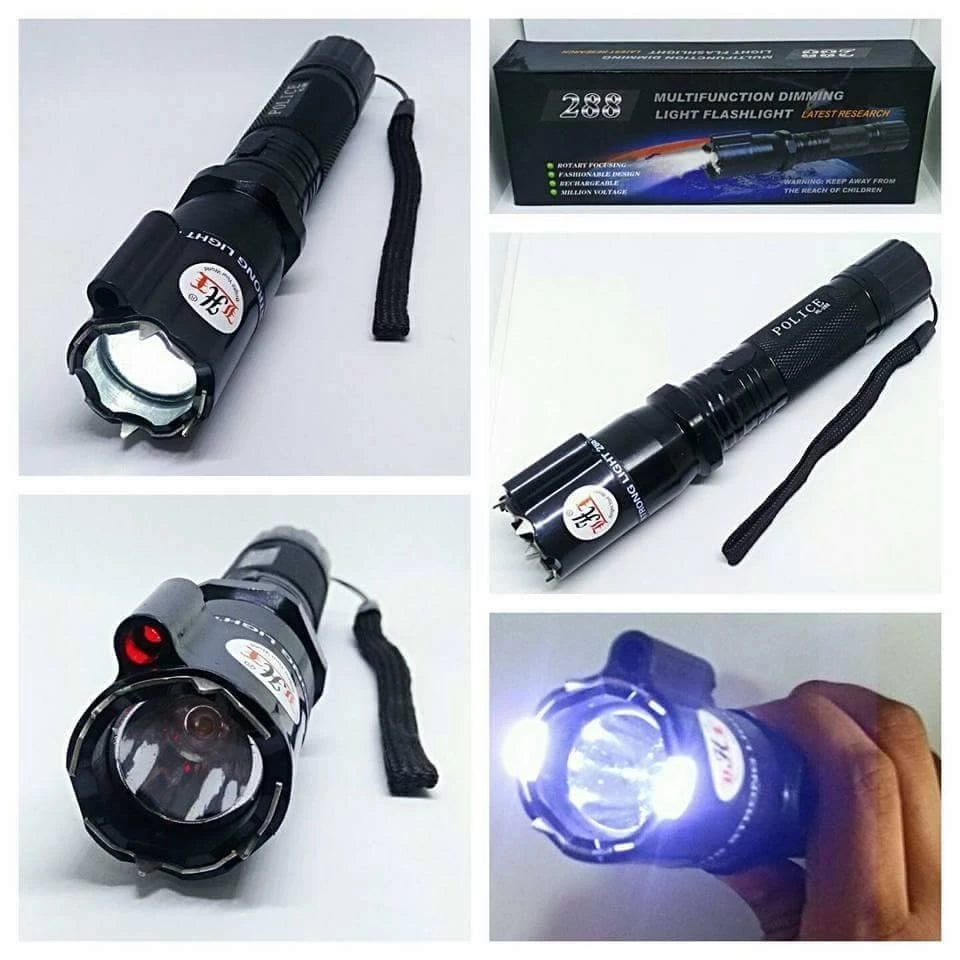 3 in 1 police flash light - Safety Self Defense Stun Gun Police Light