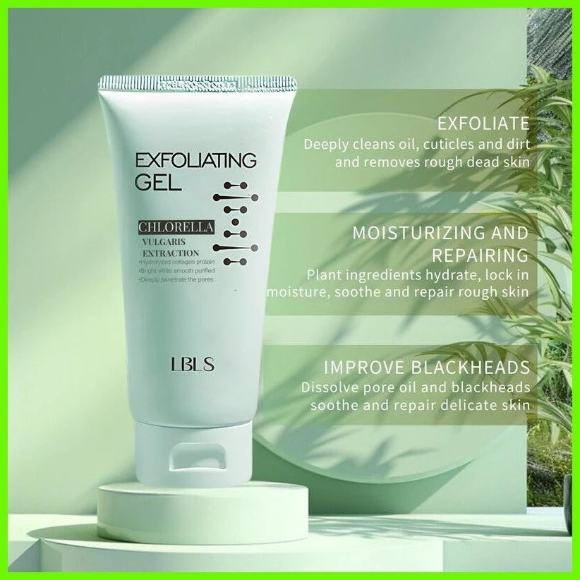 Brightening Skin Exfoliating Gel Chlorella Vulgaris Extraction for Gentle Cleansing