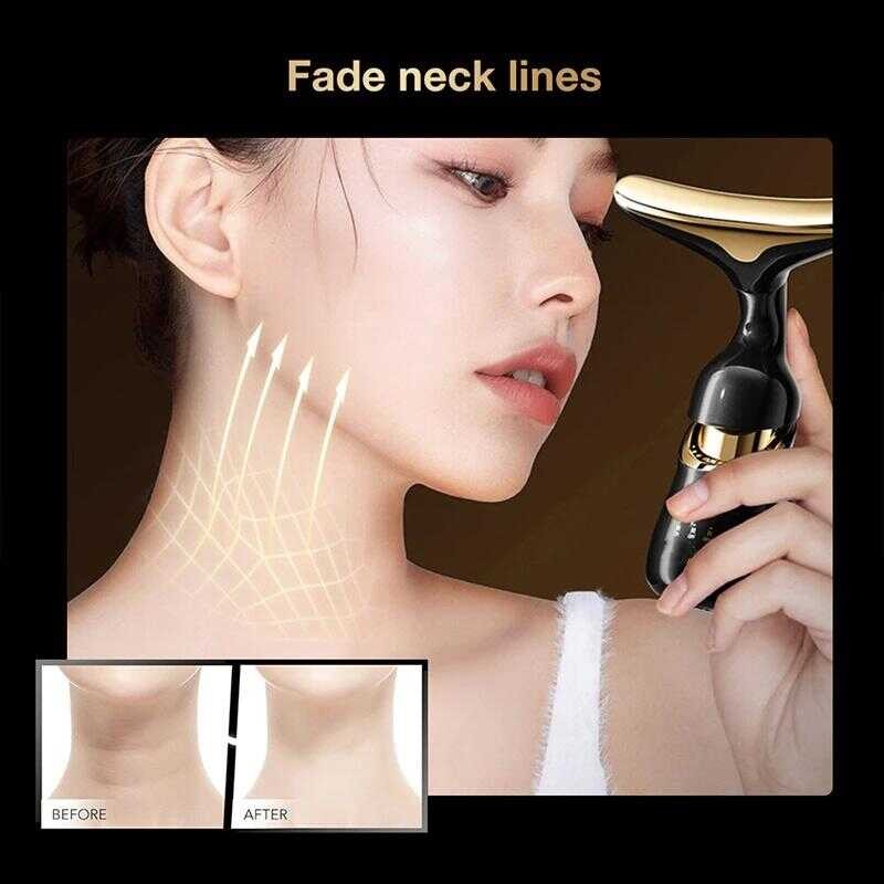 3 In 1 Facial Massager Induction Lifting and Tightening Massager Vibration