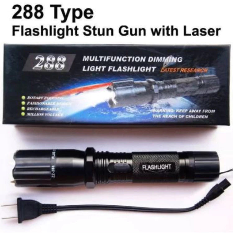 3 in 1 police flash light - Safety Self Defense Stun Gun Police Light