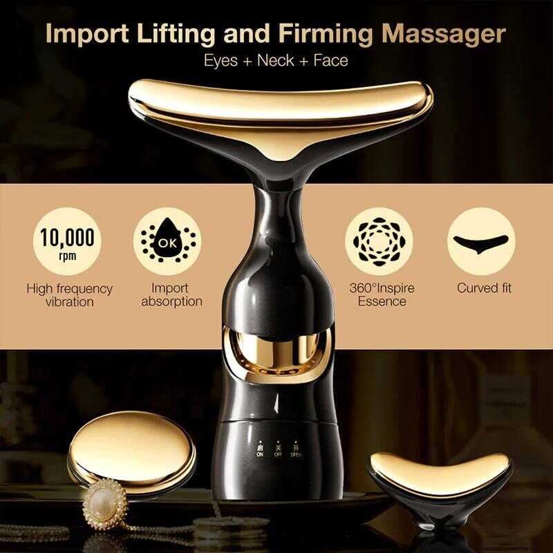 3 In 1 Facial Massager Induction Lifting and Tightening Massager Vibration