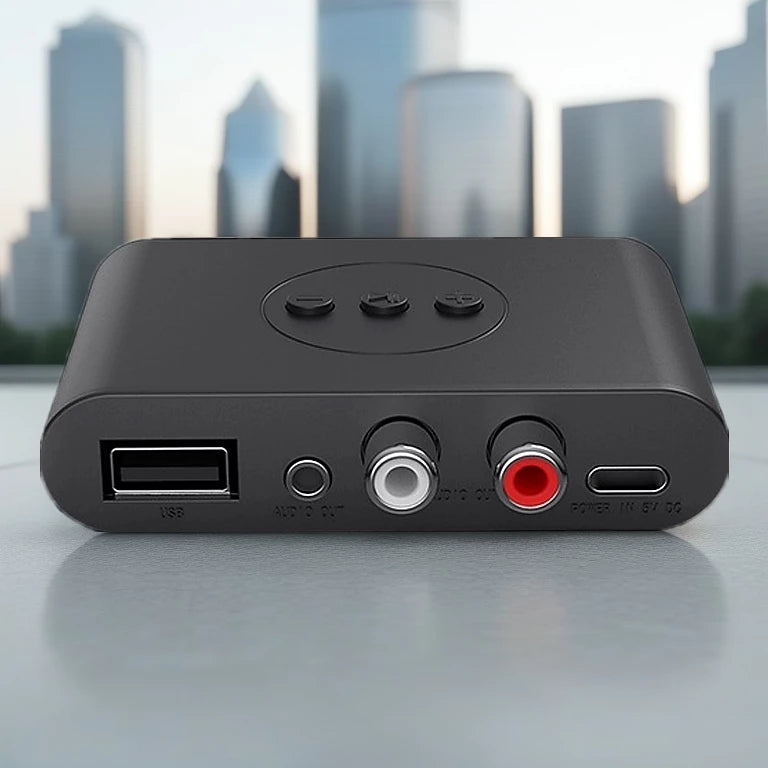 Bluetooth 5.3 Audio Receiver Music Wireless Adapter Dual Output