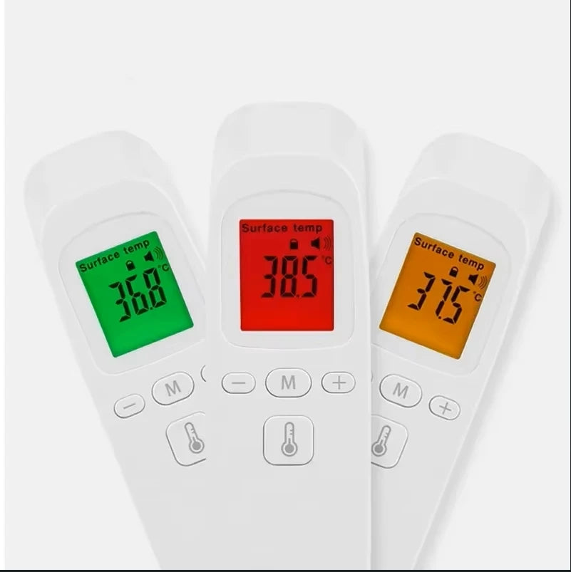 LCD Infrared Thermometer No Contact Forehead Thermometer with Fever Alarm