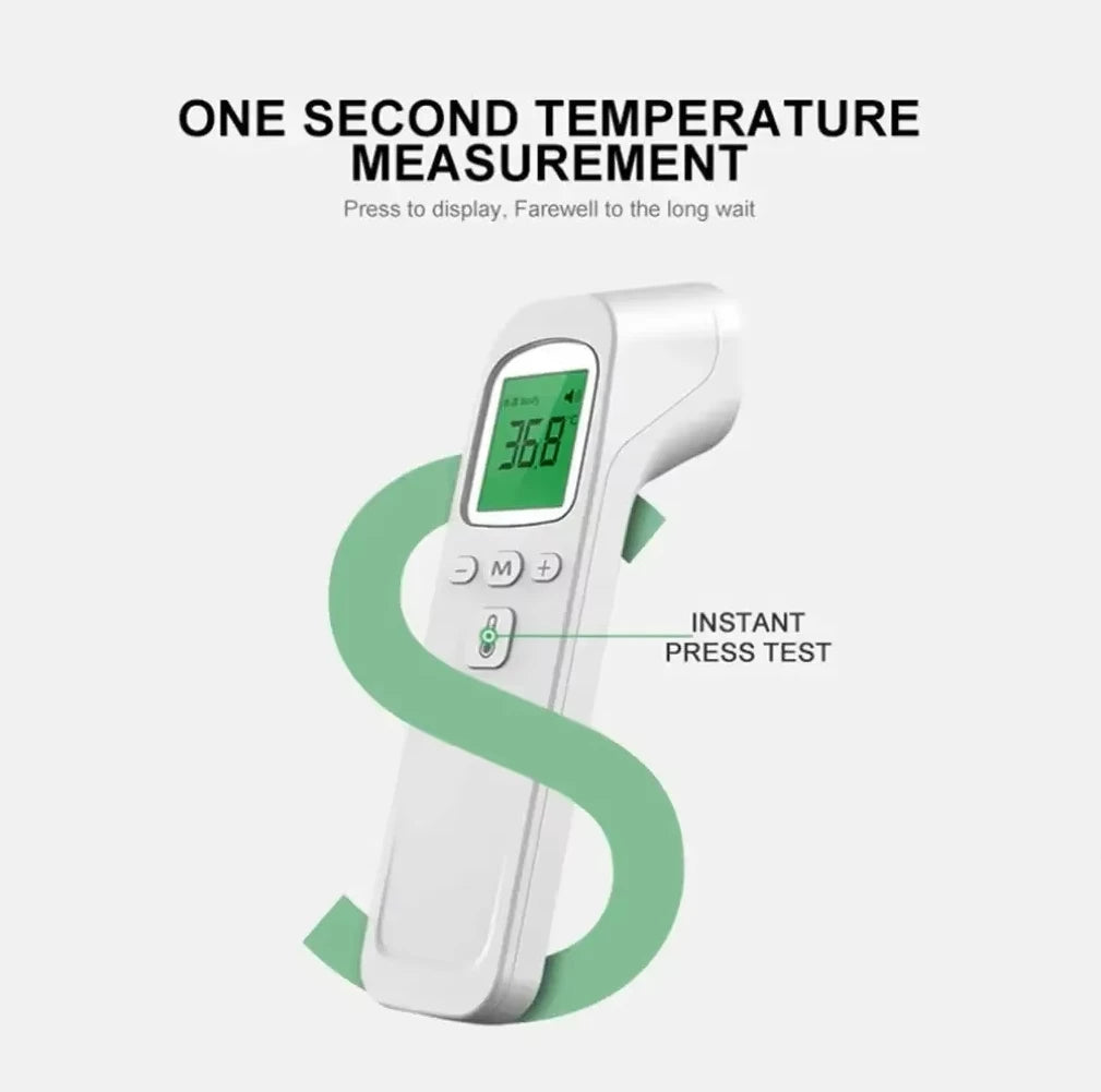 LCD Infrared Thermometer No Contact Forehead Thermometer with Fever Alarm