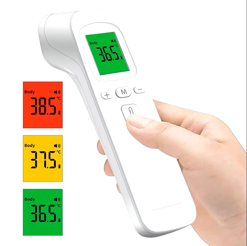 LCD Infrared Thermometer No Contact Forehead Thermometer with Fever Alarm