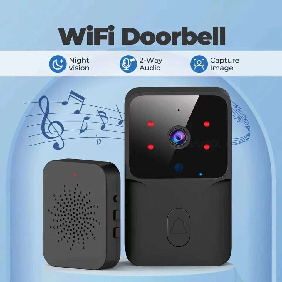 Wireless Camera Doorbell Visual Intercom Remote Video HD Night Vision